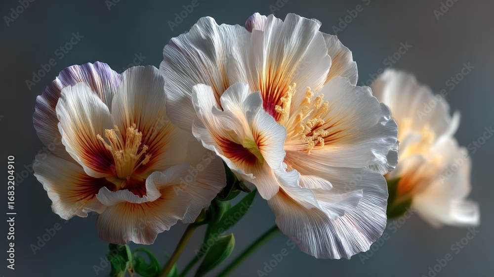 Fototapeta premium Delicate floral artistry in soft light