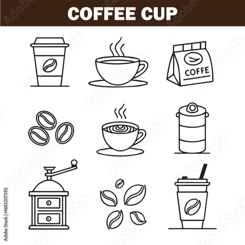 Coffee cup icon