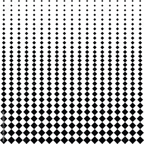 Geometric pattern of black diamonds on a white background. Seamless harlequin pattern-black and white. eps 10