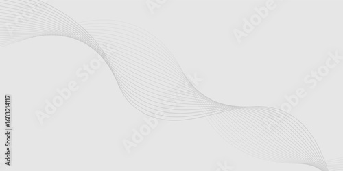 Abstract vector background with black wavy lines. EPS10