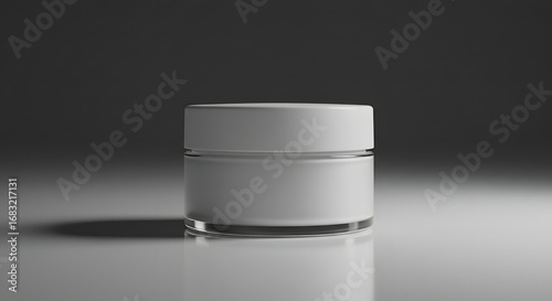 Wallpaper Mural Blank White Cosmetic Cream Jar Mockup Torontodigital.ca