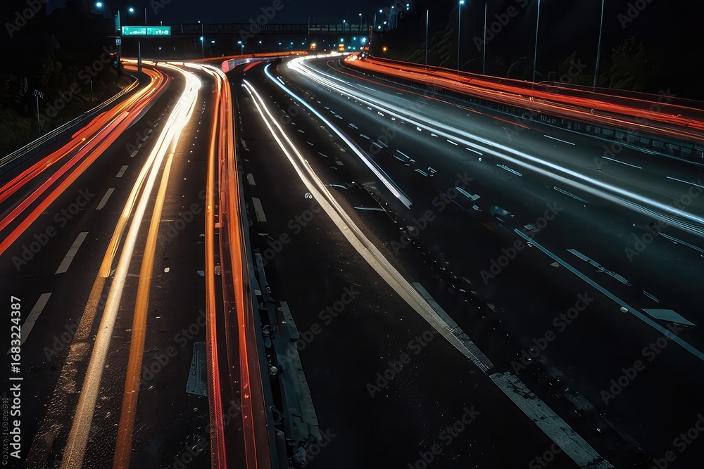 custom made wallpaper toronto digitaltraffic on highway at night transparent background