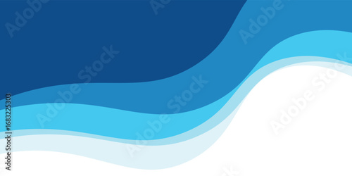 Sea waves layered vector background illustration and sea beach. vector abstract eps10