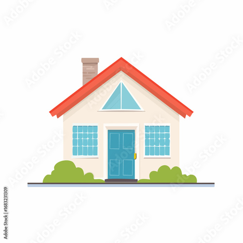 Einfaches Haus-Symbol als Vektorgrafik