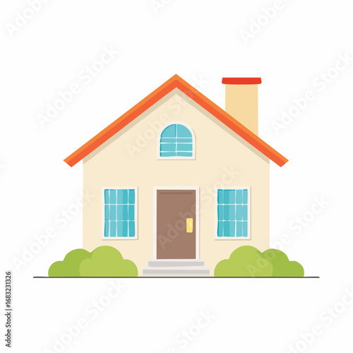 Einfaches Haus-Symbol als Vektorgrafik