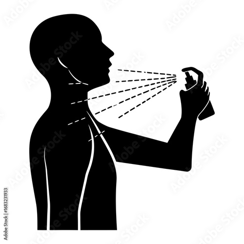 Man Applying Cologne in Portrait � Elegance, Confidence, and Sophistication in Soft Light