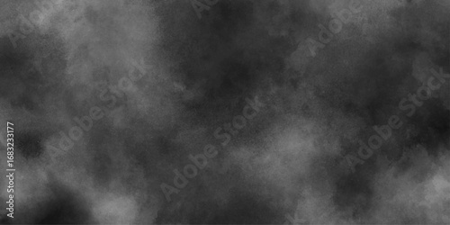 Abstract white and gray isolated cloud cumulus clouds. Gray aquarelle painted realistic fog or mist smoky textured canvas design. White and ash messy wall stucco texture background.	