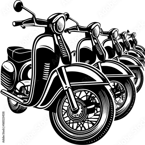 motorcycle vector illustration