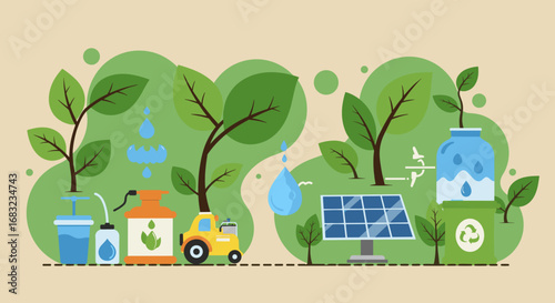 Sustainable Living with Renewable Energy and Recycling