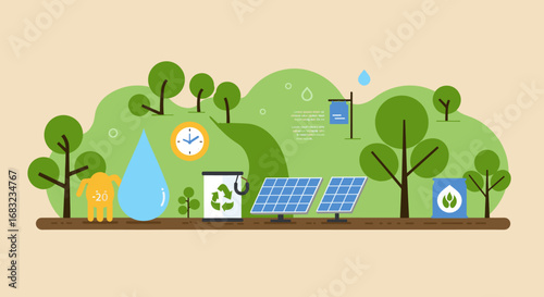 Sustainable Living with Renewable Energy and Recycling