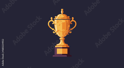 gold trophy cup