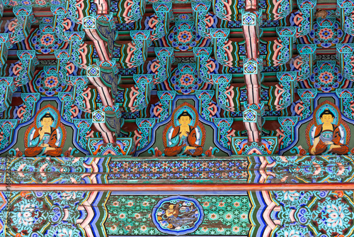 Dancheong in Korean temples