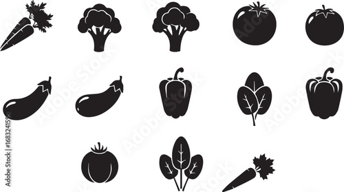 Vibrant and fresh vegetable assortment for healthy eating