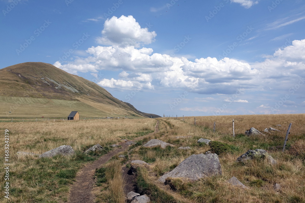 Naklejka premium Landschaft am Col de la Croix Morand