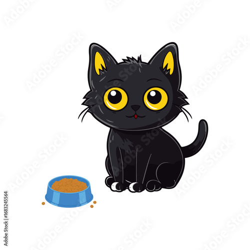 cute cat vector design