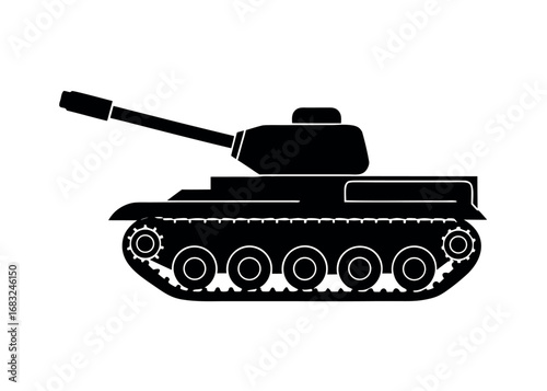  military tank vector illustration