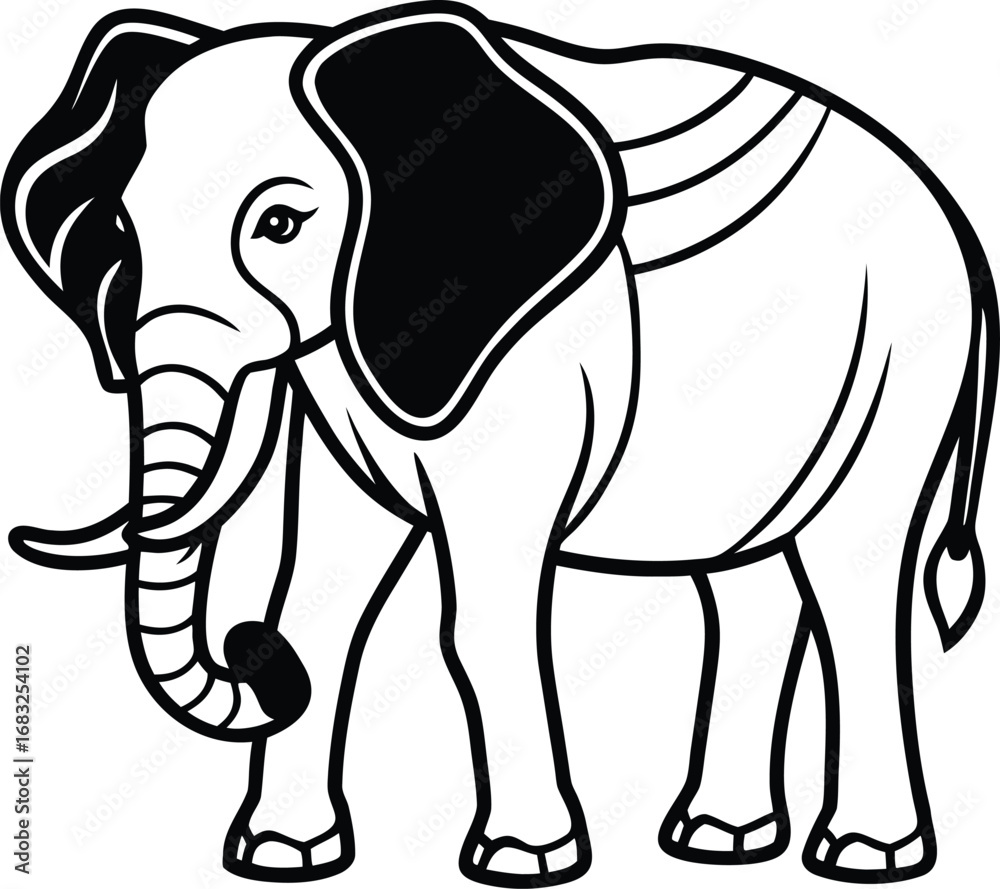 Obraz premium elephant-silhouette-icon-vector (1).eps