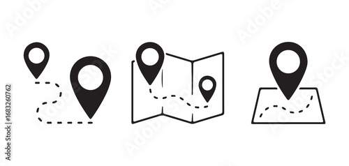 Three Basic Map Markers for Digital Mapping Projects