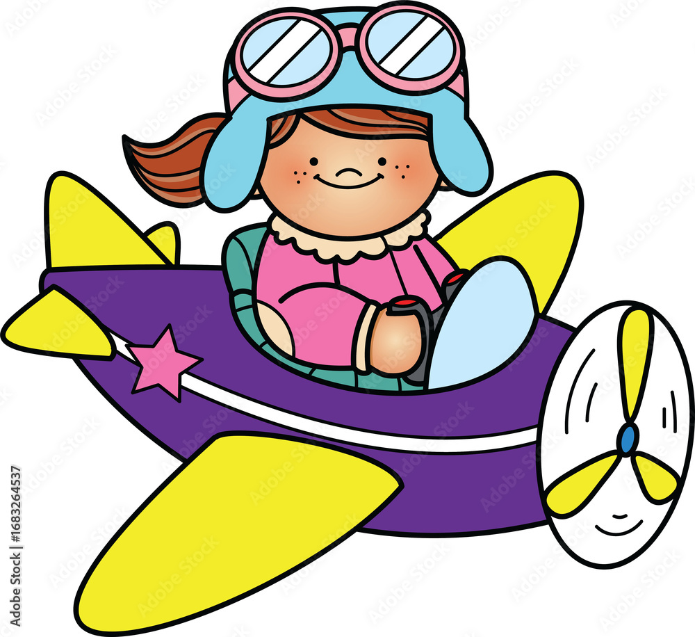 Naklejka premium Transportation Kids Clip Art