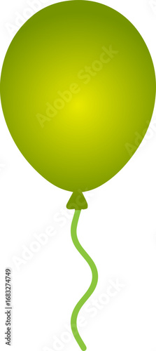 Colorful Balloons Party Celebration Icon