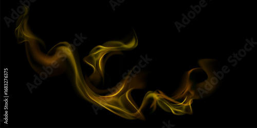 Smoke and fog create a mysterious cloud of vapor and mist, blending with dust and gas in a dramatic explosion. Spray and puff trails form a unique effect in this vector transparent background
