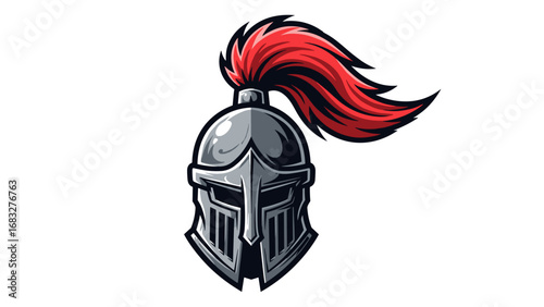Knight Helmet of Valor Mascot A Symbol of Courage and Fortitude for the Modern Era