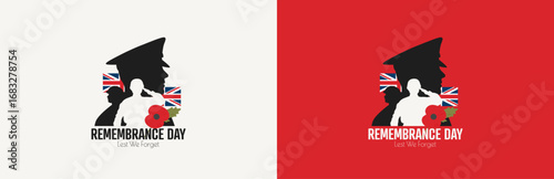 Remembrance Day set. Lest We Forget. Poppy Day collection.