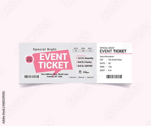 Vector illustration of a vintage newspaper with a passport stamp symbol and news text design