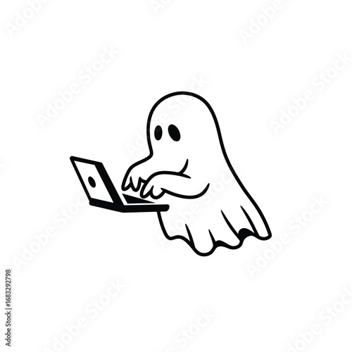 Ghost typing on laptop computer technology