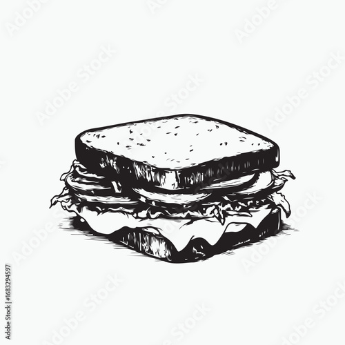 hamburger and sandwich