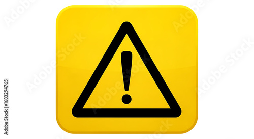 Yellow warning sign with black exclamation mark isolated on transparent background Free Download Yellow warning sign with black exclamation mark isolated on transparent background - GFXLoad