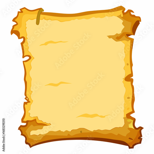 old paper scroll with wax