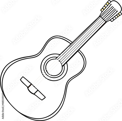 electric guitar vector illustration