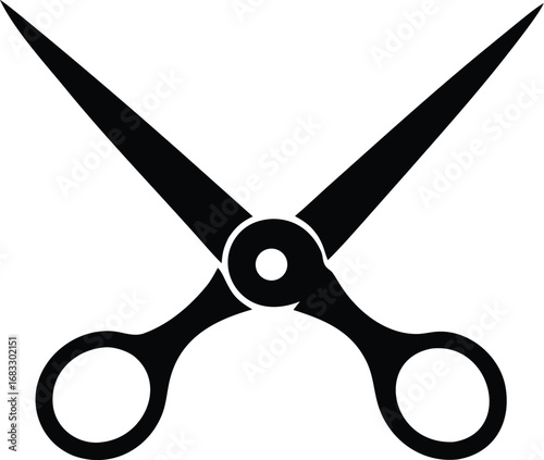 scissors on white background