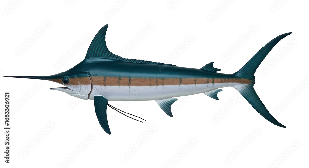 Fototapeta premium Isolated Marlin Fish