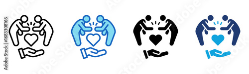 Courtesy icon Multi Style Vector Illustration