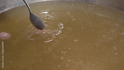 boiled meatball 