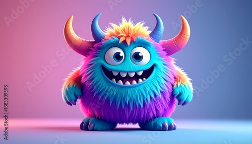 Fuzzy Horned Buddy