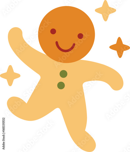 christmas gingerbread man