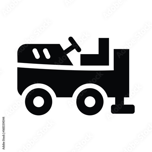 ice resurfacer glyph icon illustration vector graphic.eps