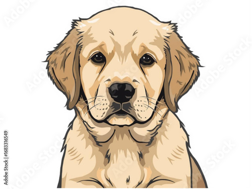 golden retriever portrait