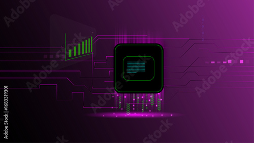 Chip Futuristic Data Processing with Neural Network