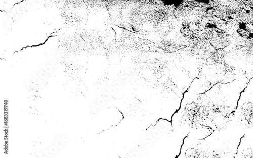 Black Dust Particles Overlay. Vector Grunge Texture