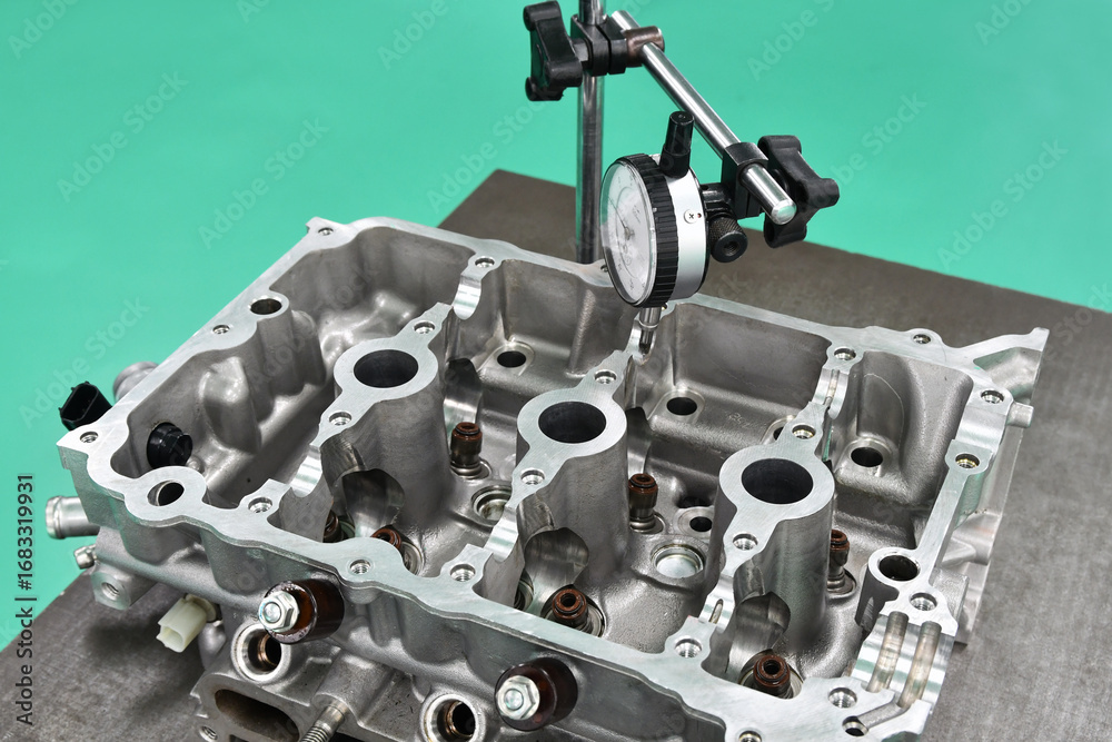 Fototapeta premium ダイヤルゲージによる精密測定