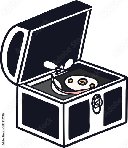 vector illustration of a kitchen stove