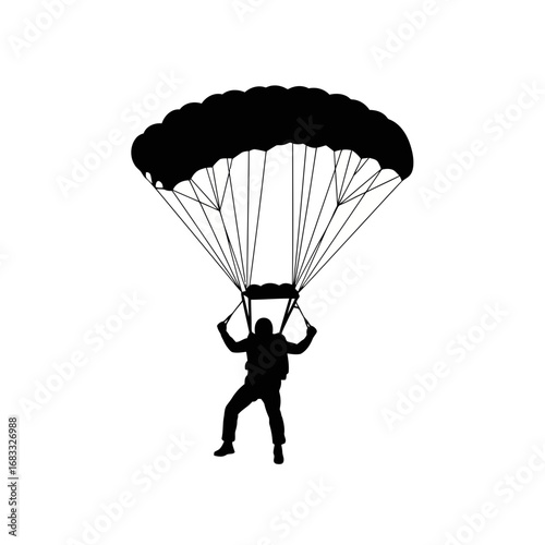 paraglider in the sky