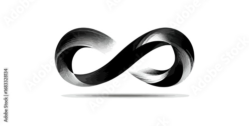 Abstract grayscale brushstrokes background design