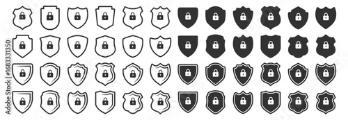 shield, lock, security, protection, privacy, safety, defense, guard, secure, vector, icon, symbol, badge, emblem, safe, protect, access, block, forbidden, password, web, app, cyber, data, firewall