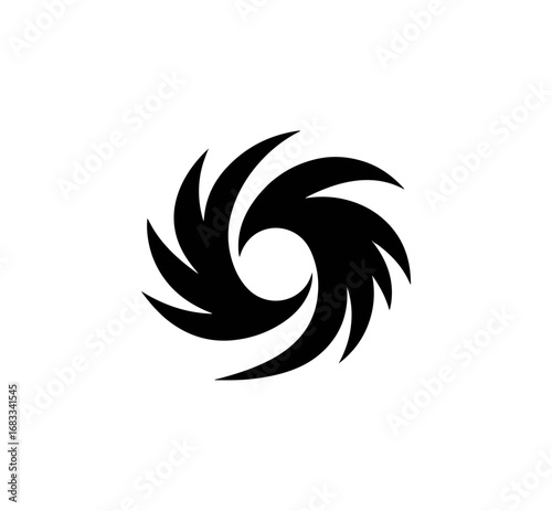 Black background with subtle spots