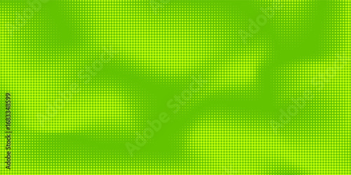 Dots halftone green color pattern gradient texture with technology digital background. Dots pop art comics with nature graphic design.